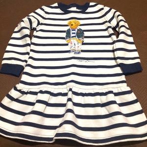 Stripe polo dress
